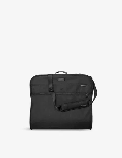 Briggs & Riley Baseline Classic Garment Nylon Shoulder Bag In Black