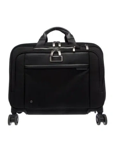 Pre-owned Briggs & Riley Mens Black Rolling Suitcase