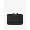 Briggs & Riley Mens Black Zdx Expandable Overnighter Woven Holdall Bag In Black