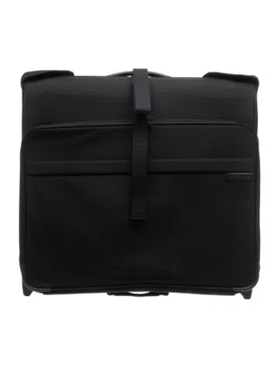 Pre-owned Briggs & Riley Mens Suitcase In Black