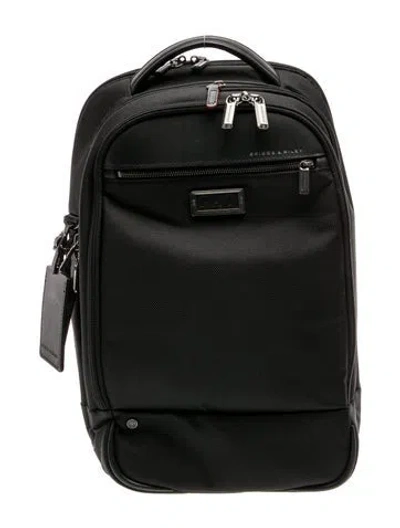 Pre-owned Briggs & Riley Nylon Backpack In Black