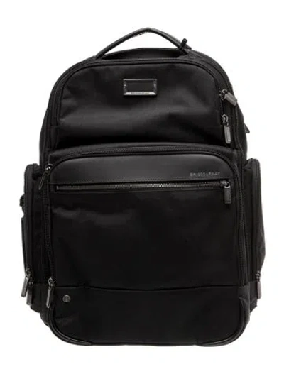 Pre-owned Briggs & Riley Nylon Backpack In Black