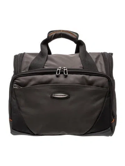 Pre-owned Briggs & Riley Nylon Briefcase In Black