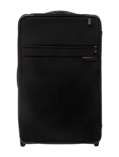 Pre-owned Briggs & Riley Nylon Rolling Suitcase In Black