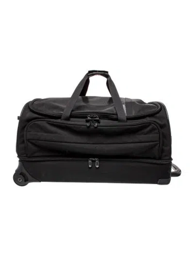 Pre-owned Briggs & Riley Nylon Weekender Bag In Black