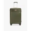 Briggs & Riley Sympatico Medium Four-wheel Expandable Shell Suitcase 58.6cm In Olive