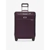 Briggs & Riley Plum Baseline Medium Expandable Spinner Suitcase 66cm In Purple
