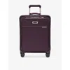 Briggs & Riley Plum Global Expandable Spinner Carry-on Suitcase  55cm In Purple