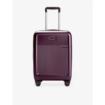 Briggs & Riley Plum Sympatico Global Carry-on Expandable Spinner Suitcase 53cm In Purple