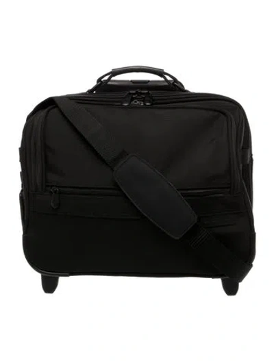 Pre-owned Briggs & Riley Polyester Carry On Luggage In Black