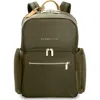 Briggs & Riley Rhapsody Medium Backpack In Olive