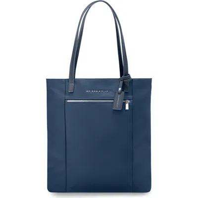 Briggs & Riley Vertical Tote In Navy