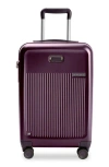 Briggs & Riley Sympatico 3.0 Essential Carry On Expandable Spinner Suitcase In Plum