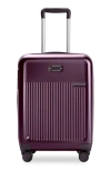Briggs & Riley Sympatico 3.0 Global Carry On Expandable Spinner Suitcase In Plum