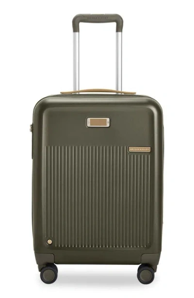 Briggs & Riley Sympatico Global Carry-on Expa In Green