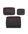 Briggs & Riley Travel Essentials Check In Packing Cube Set In Plum