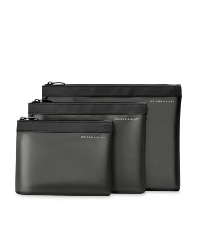 Briggs & Riley Travel Essentials Translucent Pouch Set In Black