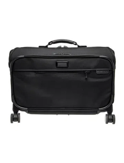 Pre-owned Briggs & Riley Travel Suitcase In Black