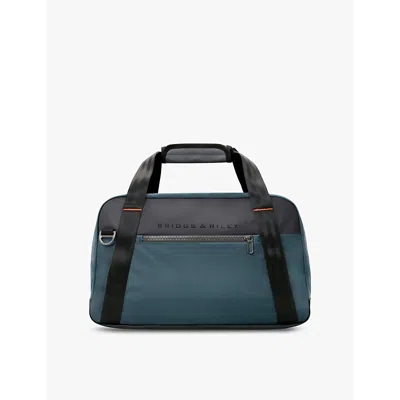 Briggs & Riley Branded-print Woven Travel Tote In Ocean