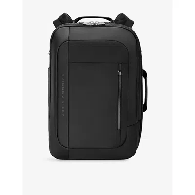 Briggs & Riley Womens Black Zdx Medium Convertible Woven Backpack