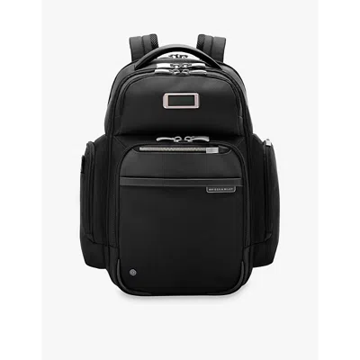 Briggs & Riley Womens Black @work Medium Cargo Woven Backpack