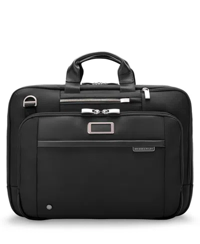 Briggs & Riley Medium Expandable Brief In Black