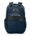 Briggs & Riley Womens Navy @work Medium Cargo Woven Backpack In Navy