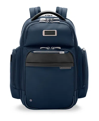 Briggs & Riley Medium Cargo Backpack In Navy