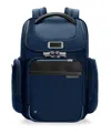Briggs & Riley Medium Widemouth Backpack In Navy