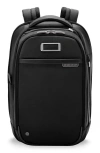 Briggs & Riley Work Slim Backpack In Black