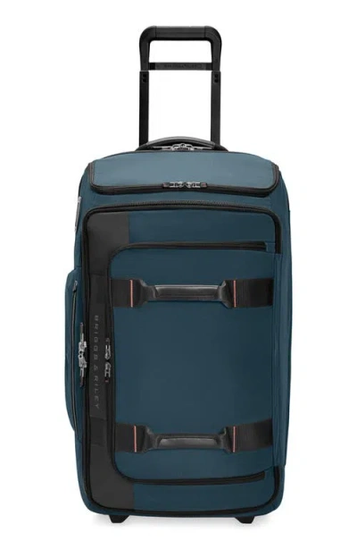 Briggs & Riley Zdx 27-inch Carry-on Upright Duffle Bag In Blue