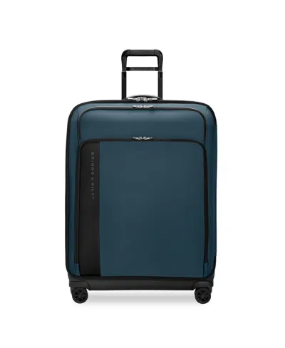 Briggs & Riley Zdx 29" Check-in Large Expandable Spinner In Blue