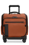Briggs & Riley Zdx Cabin Spinner Suitcase In Brown