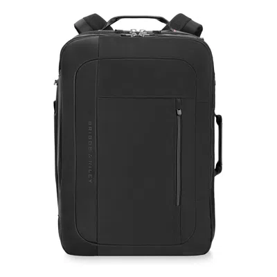 Briggs & Riley Zdx Large Convertible Backpack 21" In Black