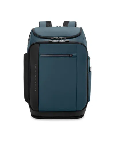 Briggs & Riley Zdx U-zip Small Travel Backpack In Blue