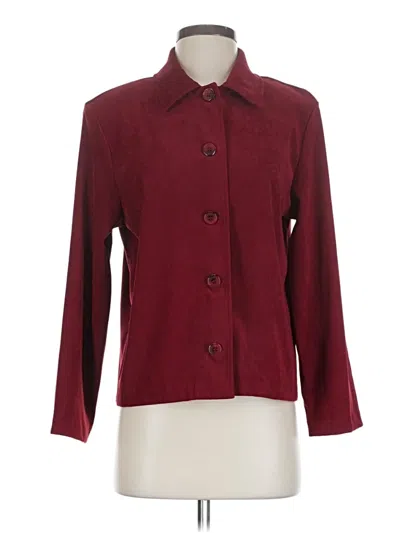 Pre-owned Briggs Blazer Jacket In Burgundy
