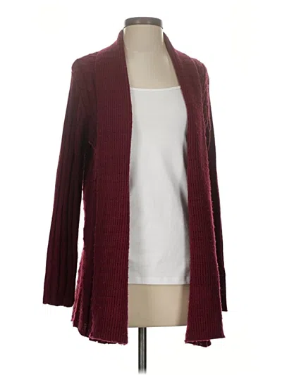 Pre-owned Briggs Cardigan Sweater In Burgundy