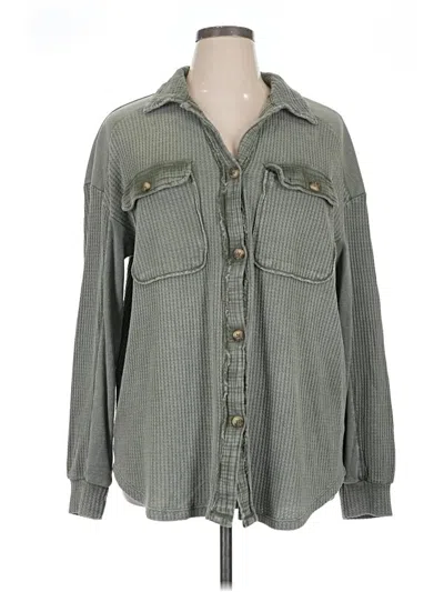 Pre-owned Briggs Cardigan Sweater In Green