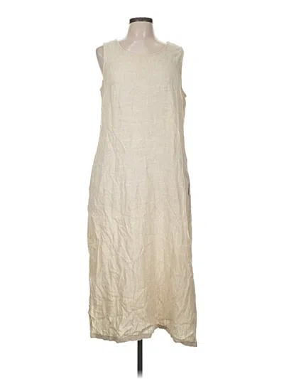 Pre-owned Briggs Casual Dress In Tan