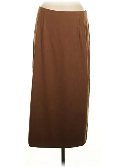 Pre-owned Briggs Casual Skirt In Brown