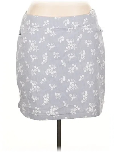 Pre-owned Briggs Casual Skirt In Gray