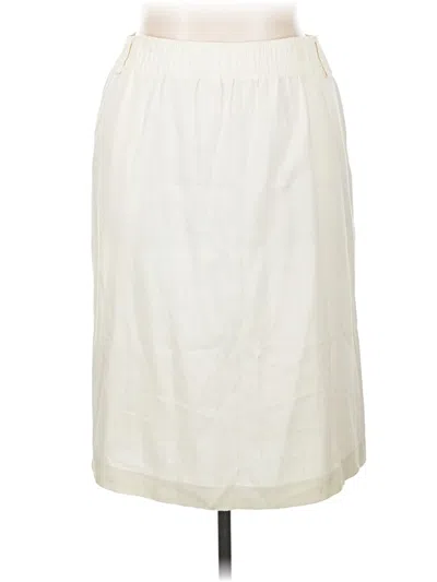 Pre-owned Briggs Casual Skirt In White