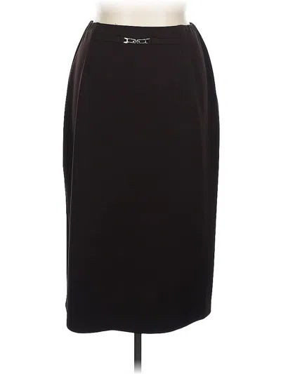 Pre-owned Briggs Formal Skirt In Black