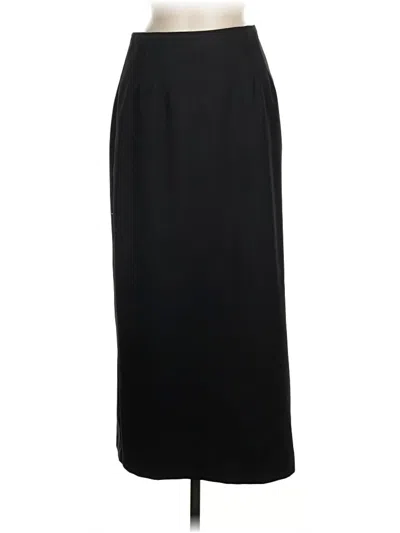 Pre-owned Briggs Formal Skirt In Black