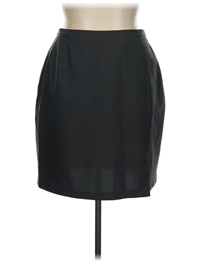 Pre-owned Briggs Formal Skirt In Black