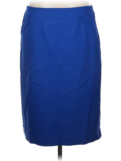Pre-owned Briggs Formal Skirt In Blue