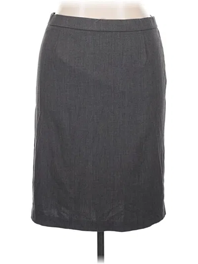Pre-owned Briggs Formal Skirt In Gray
