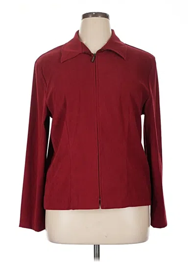 Pre-owned Briggs Jacket In Burgundy