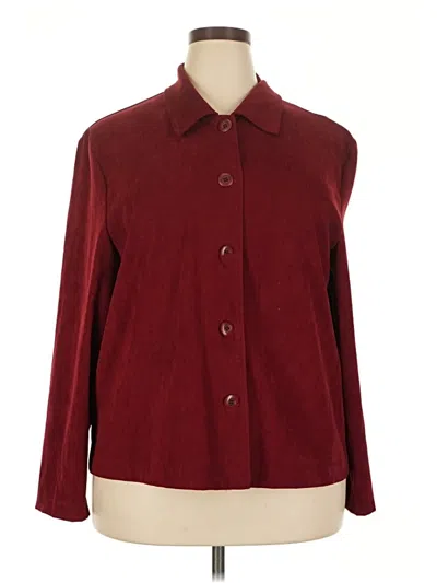 Pre-owned Briggs Jacket In Burgundy