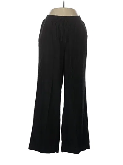 Pre-owned Briggs Linen Pants In Black